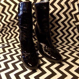 BCBGMAXAZRIA Patent Leather Bootie - Size 8